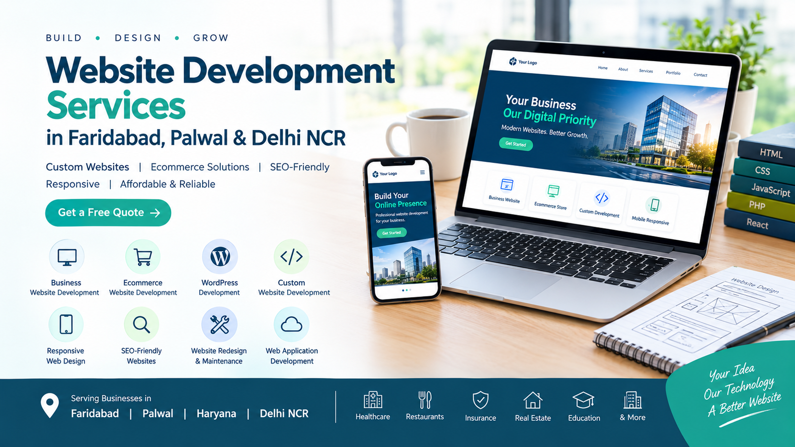 Website Development Services in Faridabad