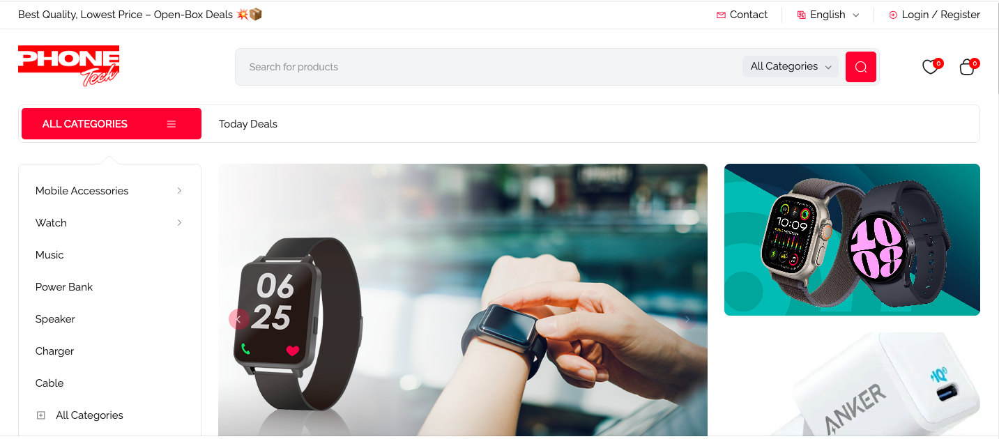E-commerce Business | Mobile Accessories